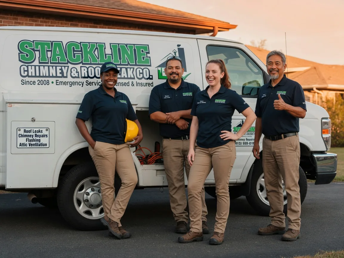 Chimney flashing repair company in La Porte, TX